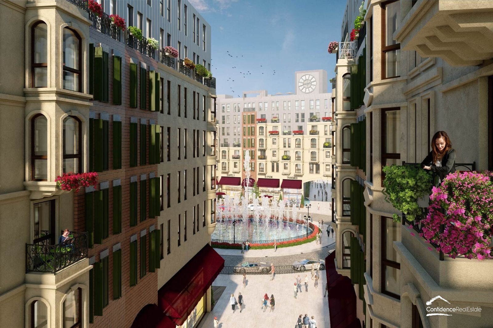 Modern luxury residential complex with excellent location in Bahcesehir, Istanbul