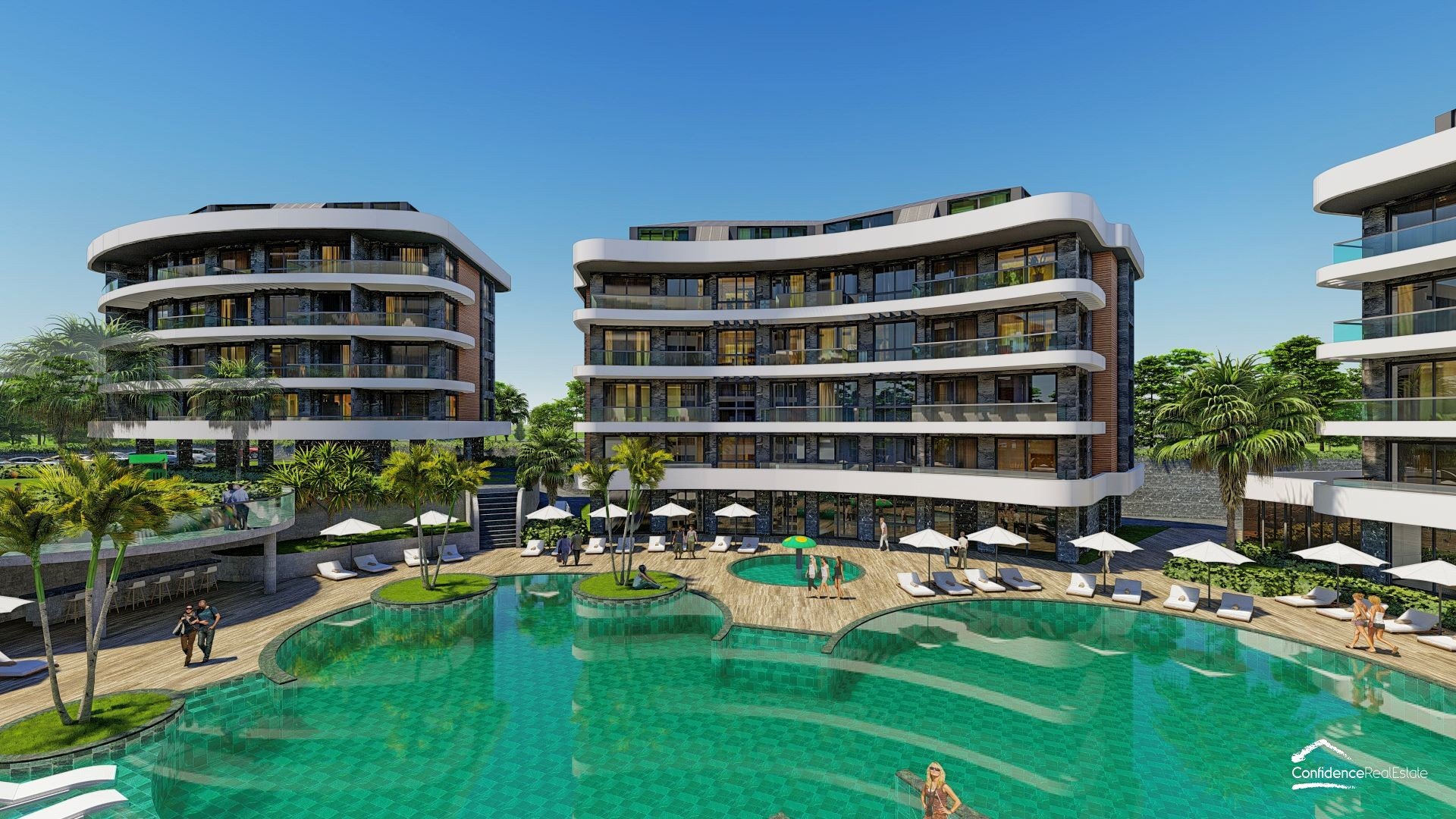 A new comfort-class investment project in one of the most popular districts of Alanya