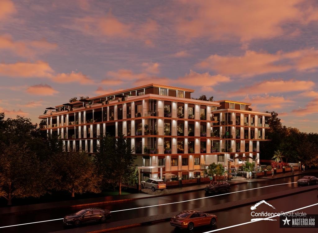 Low-rise modern residential complex 10 minutes from the embankment of the Beylikduzu district, Istanbul